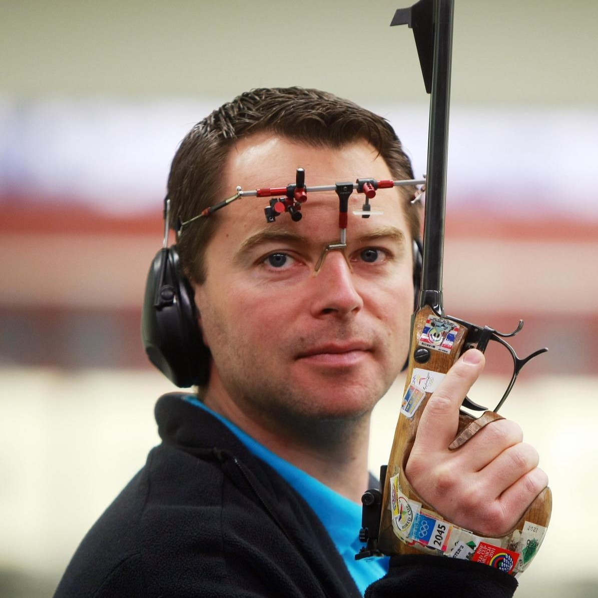 Franck Dumoulin, champions olympique en tir